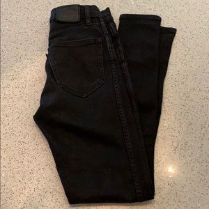Levi’s Black high waisted skinny jeans